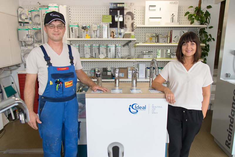 Andrea Gampp-Heidenreich und Thomas Gampp – Inhaber von Gampp Haustechnik