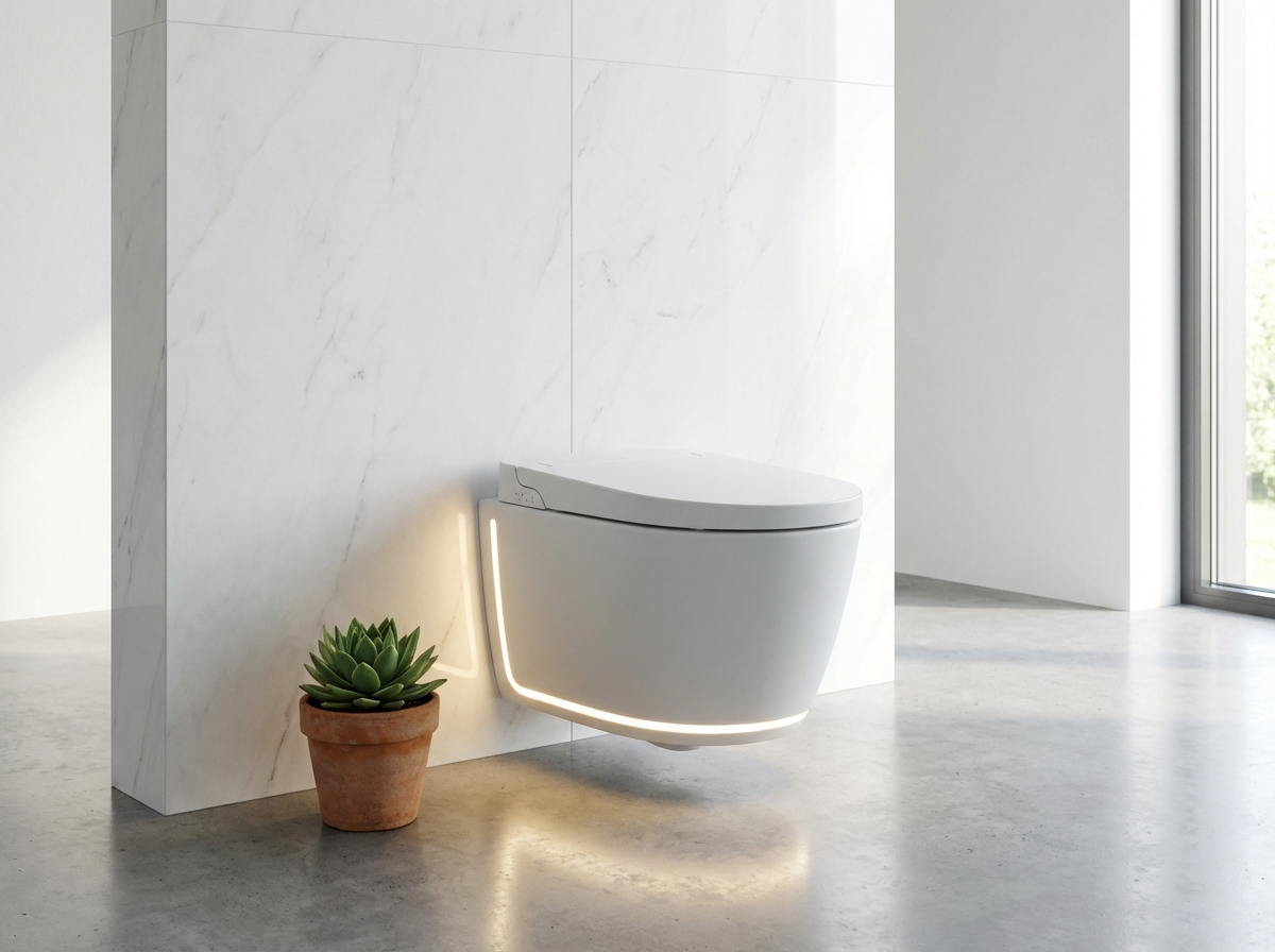 Geberit AquaClean Dusch-WC in der Badausstellung Gampp Tiengen