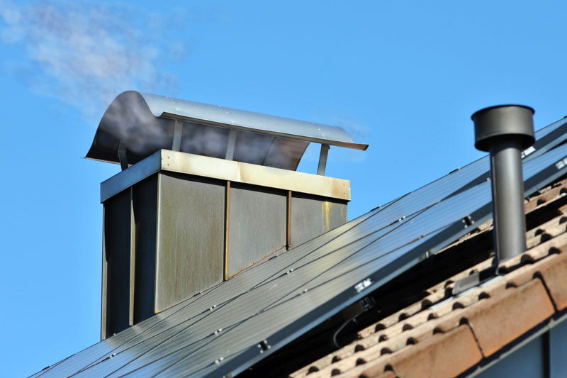 Kaminverwahrung in Titanzink – Baublechnerei Gampp Waldshut
